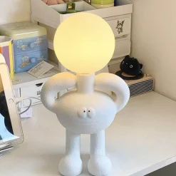 Bright Accents Beleuchtung-Bigfoot Schreibtischlampe - Einzigartige Sasquatch Resin Tischleuchte