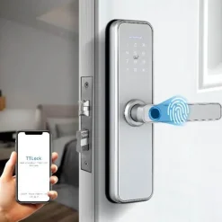 Comfort u0026 Style Gadgets Für Zuhause-Biometrisches Fingerabdruck-Türschloss - Intelligentes Sicherheitszugangssystem