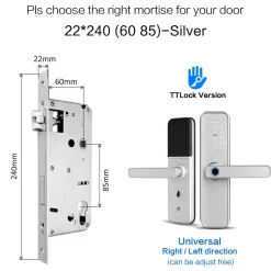 Comfort u0026 Style Gadgets Für Zuhause-Biometrisches Fingerabdruck-Türschloss - Intelligentes Sicherheitszugangssystem