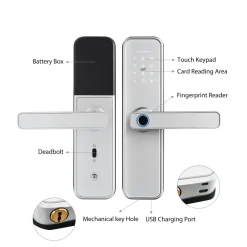 Comfort u0026 Style Gadgets Für Zuhause-Biometrisches Fingerabdruck-Türschloss - Intelligentes Sicherheitszugangssystem