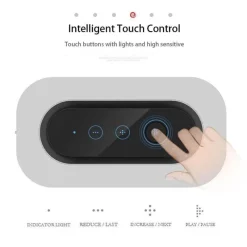 Comfort u0026 Style Beleuchtung-Bluetooth Speaker Desk Lamp with Wireless Charger - Dimmable Japanese Design