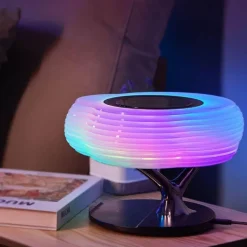 Bright Accents Beleuchtung-Bluetooth-Lautsprecherlampe – Schreibtischlampe im Baumdesign