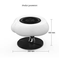 Bright Accents Beleuchtung-Bluetooth-Lautsprecherlampe – Schreibtischlampe im Baumdesign