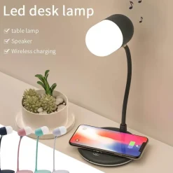 Comfort u0026 Style Gadgets Für Zuhause|Beleuchtung-Bluetooth-Lautsprecherlampe - Tischleuchte mit kabelloser Aufladung