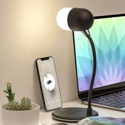 Comfort u0026 Style Gadgets Für Zuhause|Beleuchtung-Bluetooth-Lautsprecherlampe - Tischleuchte mit kabelloser Aufladung