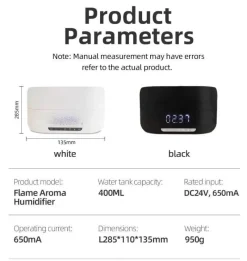 The Decor Haven Gadgets Für Zuhause-Bluetooth-Luftbefeuchter-Lautsprecher – 3-in-1-Mist-Tune-Gerät