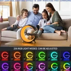 Bright Accents Beleuchtung-Bluetooth-Nachtlichtlautsprecher – Kabellose Umgebungsgeräuschbeleuchtung