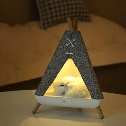 Illuminate Home Beleuchtung-Bluetooth-Nachtlichtlautsprecher - Tragbare mehrfarbige LED-Lampe