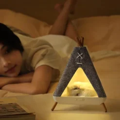 Illuminate Home Beleuchtung-Bluetooth-Nachtlichtlautsprecher - Tragbare mehrfarbige LED-Lampe