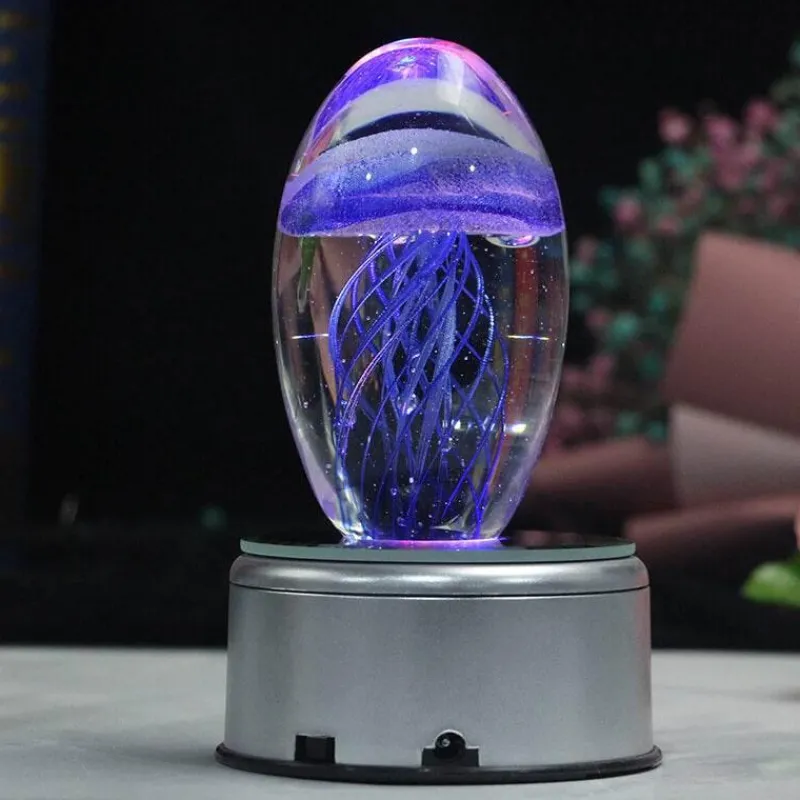 The Light Loft Beleuchtung-Bluetooth-Quallen-Nachtlicht – Stimmungslampe mit Musik