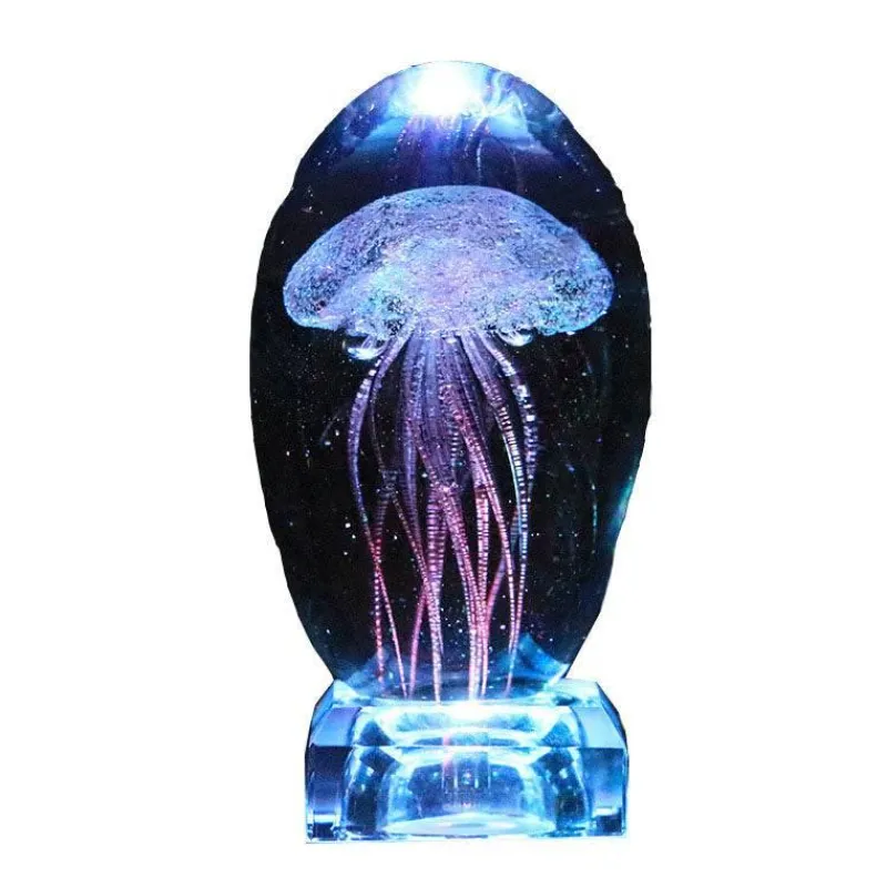 The Light Loft Beleuchtung-Bluetooth-Quallen-Nachtlicht – Stimmungslampe mit Musik