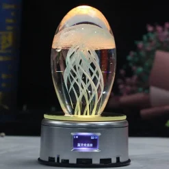 The Light Loft Beleuchtung-Bluetooth-Quallen-Nachtlicht – Stimmungslampe mit Musik