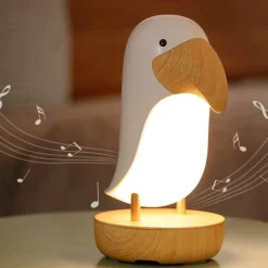 Bright Accents Beleuchtung-Bluetooth-Specht-Nachtlicht – Stilvolle Einschlafhilfe und Stimmungsaufheller