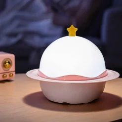 Bright Accents Beleuchtung-Bluetooth-Sternenprojektorlampe – Stimmungslichtprojektor für den Nachthimmel