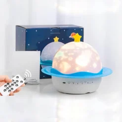 Bright Accents Beleuchtung-Bluetooth-Sternenprojektorlampe – Stimmungslichtprojektor für den Nachthimmel