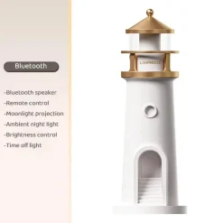 Timeless Touch Beleuchtung-Bluetooth-Stimmungslampe – Dimmbarer Ambient-Musikprojektor