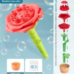 The Decor Haven Babyspielzeug-Blumen-Seifenblasenmacher - Seifenblasenspielzeug für Kinder