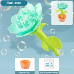The Decor Haven Babyspielzeug-Blumen-Seifenblasenmacher - Seifenblasenspielzeug für Kinder