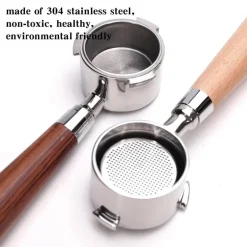 Tom Küche & Esszimmer-Bodenloser Siebträgergriff – Professionelles Kaffee-Barista-Werkzeug