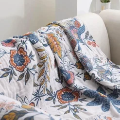 Wrap u0026 Relax Bettzeug-Bohemian-Überwurfdecke aus Baumwolle – Leichter Sommer-Sofa-Bettbezug