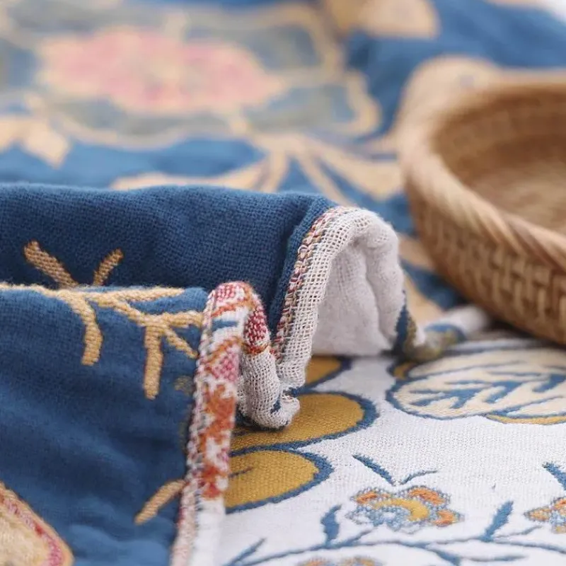 Wrap u0026 Relax Bettzeug-Bohemian-Überwurfdecke aus Baumwolle – Leichter Sommer-Sofa-Bettbezug