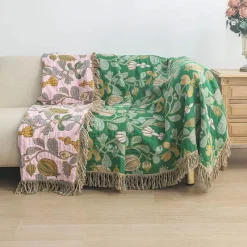 Wrap u0026 Relax Bettzeug-Bohemian-Überwurfdecke aus Baumwolle – Leichter Sommer-Sofa-Bettbezug