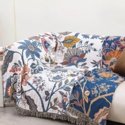 Wrap u0026 Relax Bettzeug-Bohemian-Überwurfdecke aus Baumwolle – Leichter Sommer-Sofa-Bettbezug