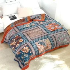 Wrap u0026 Relax Bettzeug-Boho Baumwollgaze Überwurfdecke - Sofabettbezug