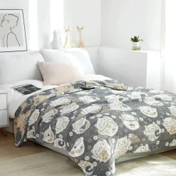 Wrap u0026 Relax Bettzeug-Boho Baumwollgaze Überwurfdecke - Sofabettbezug