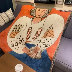 Wrap u0026 Relax Bettzeug-Boho Chic Überwurfdecke - Gemütliche Picknick- und Wohnzimmerdecke