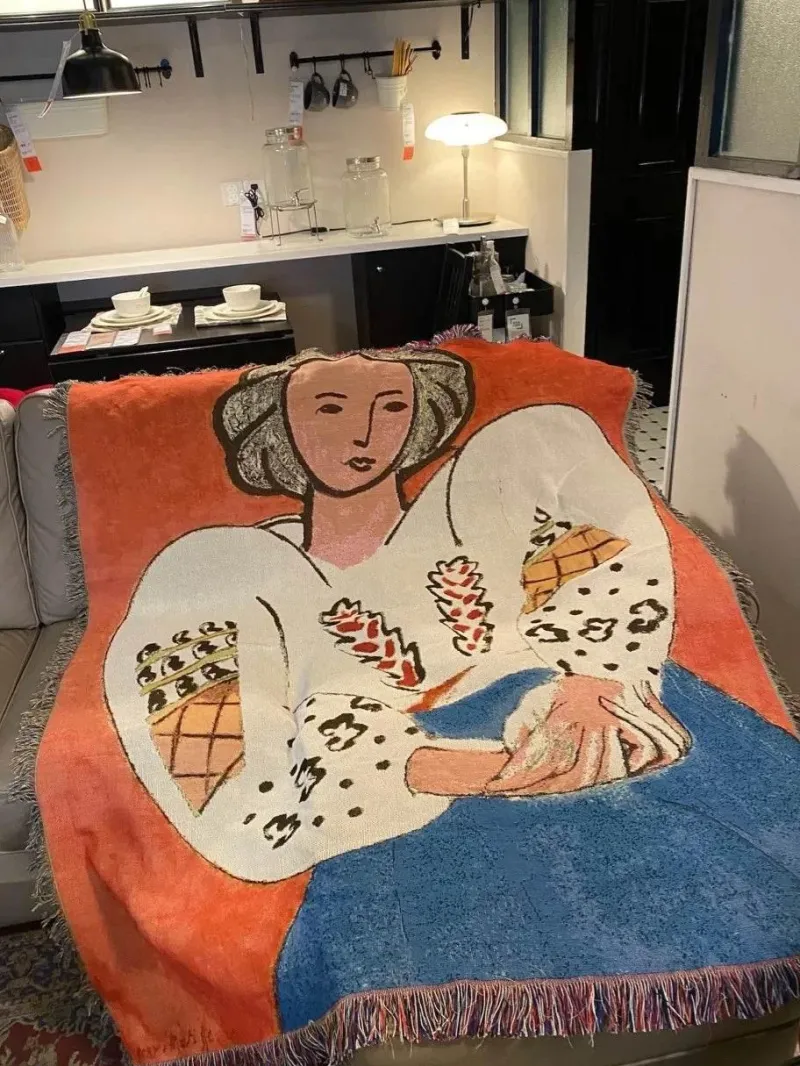 Wrap u0026 Relax Bettzeug-Boho Chic Überwurfdecke - Gemütliche Picknick- und Wohnzimmerdecke