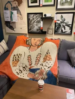 Wrap u0026 Relax Bettzeug-Boho Chic Überwurfdecke - Gemütliche Picknick- und Wohnzimmerdecke