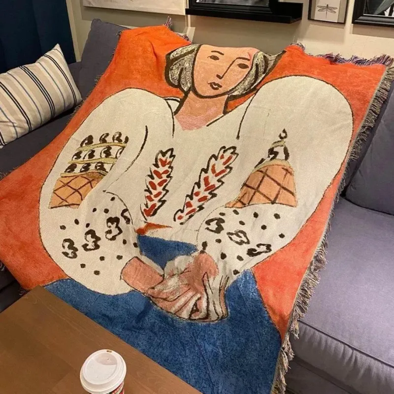 Wrap u0026 Relax Bettzeug-Boho Chic Überwurfdecke - Gemütliche Picknick- und Wohnzimmerdecke