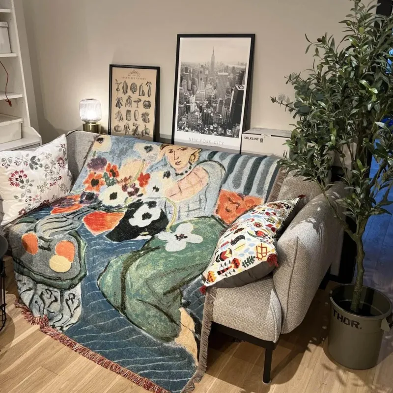 Wrap u0026 Relax Bettzeug-Boho Chic Überwurfdecke - Gemütliche Picknick- und Wohnzimmerdecke