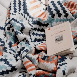 Cozy Haven Bettzeug-Boho Geometrische Überwurfdecke - Schicker Dekobezug