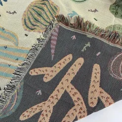 Snug u0026 Soft Bettzeug-Boho Gobelindecke - Jacquard Picknick Sofa Dekor