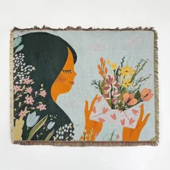 Snug u0026 Soft Bettzeug-Boho Gobelindecke - Jacquard Picknick Sofa Dekor