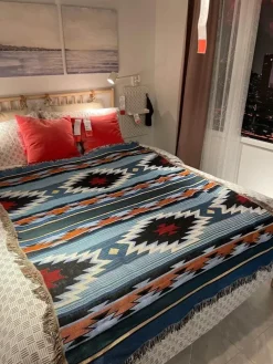 Snug u0026 Soft Bettzeug-Boho Nordische Überwurfdecke - Gemütliche dekorative Strickdecke