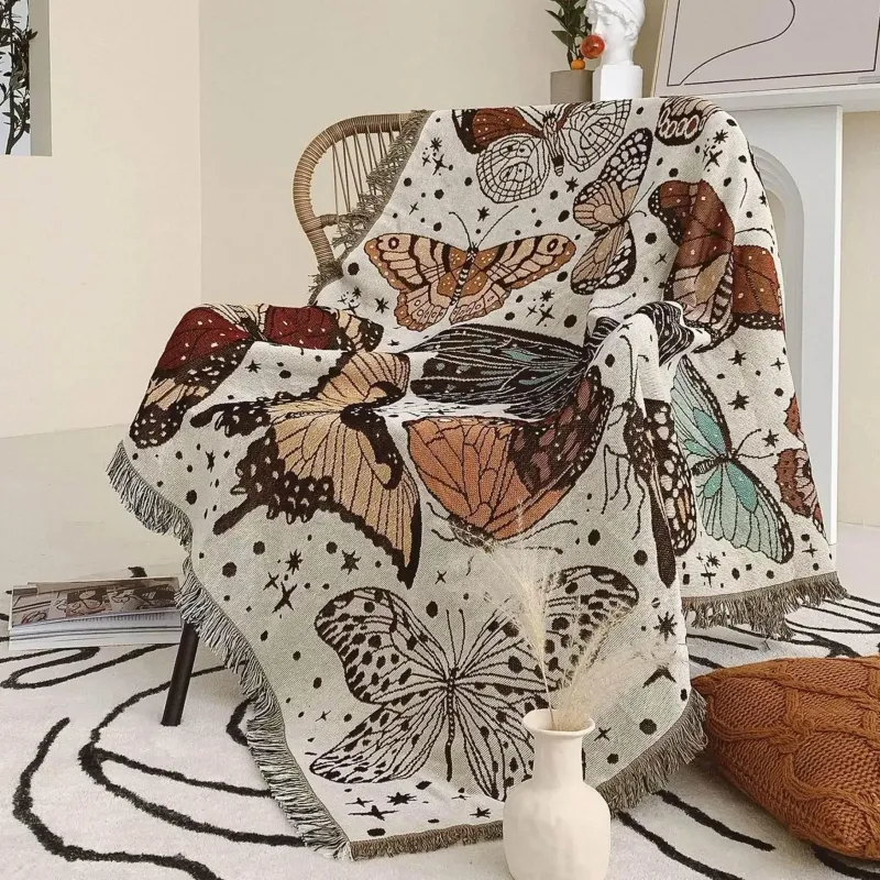 Snug u0026 Soft Bettzeug-Boho Nordische Campingdecke - Schicke Sofadecke Home Decor