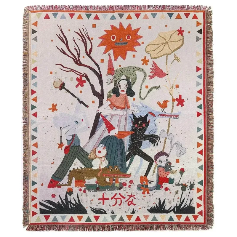 Snug u0026 Soft Bettzeug-Boho Nordische Campingdecke - Schicke Sofadecke Home Decor