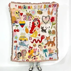 Snug u0026 Soft Bettzeug-Boho Nordische Sofadecke - Gobelin Tagesdecke Dekor