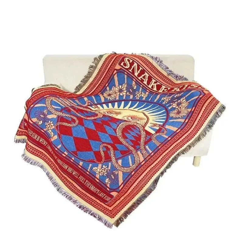 Snug u0026 Soft Bettzeug-Boho Nordische Sofadecke - Gobelin Tagesdecke Dekor