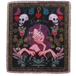 Cozy Haven Bettzeug-Boho Schlangenmuster Sofadecke - Gobelin Dekor Bezug