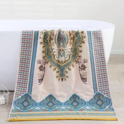Wrap u0026 Relax Bettzeug-Boho Schnelltrocknendes Badetuch aus Baumwollgaze - Großes Wickeltuch
