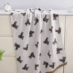 Wrap u0026 Relax Bettzeug-Boho Schnelltrocknendes Badetuch aus Baumwollgaze - Großes Wickeltuch