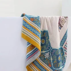 Wrap u0026 Relax Bettzeug-Boho Schnelltrocknendes Badetuch aus Baumwollgaze - Großes Wickeltuch