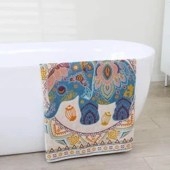 Wrap u0026 Relax Bettzeug-Boho Schnelltrocknendes Badetuch aus Baumwollgaze - Großes Wickeltuch