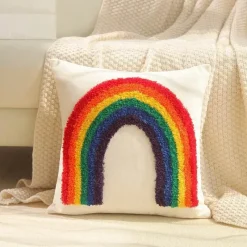 Pillow Haven Bettzeug-Boho Tufted Kissenbezug - Geometrischer Kissenbezug aus Baumwolle