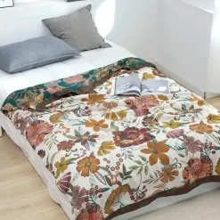 Snug u0026 Soft Bettzeug-Boho-Baumwolldecke – weicher, stylischer Überwurf fürs Bett und unterwegs