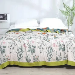 Snug u0026 Soft Bettzeug-Boho-Baumwolldecke – weicher, stylischer Überwurf fürs Bett und unterwegs